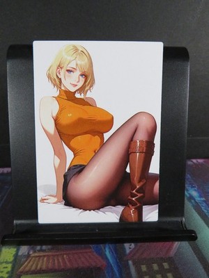 Ashley Graham Resident Evil Custom Art Card NM Anime Waifu Collectible