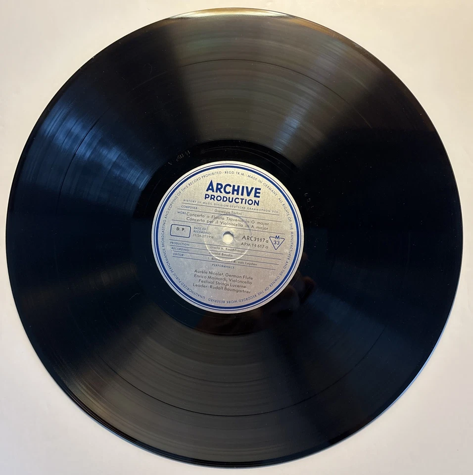 ITALIAN SETTECENTO - SERIES A: THE CONCERTO - GIUSEPPE TARTINI - LP ARC 3117 - Image 3 of 4