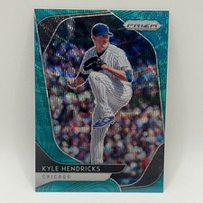 2020 Panini Prizm Teal Wave Prizm Kyle Hendricks #50 CHC