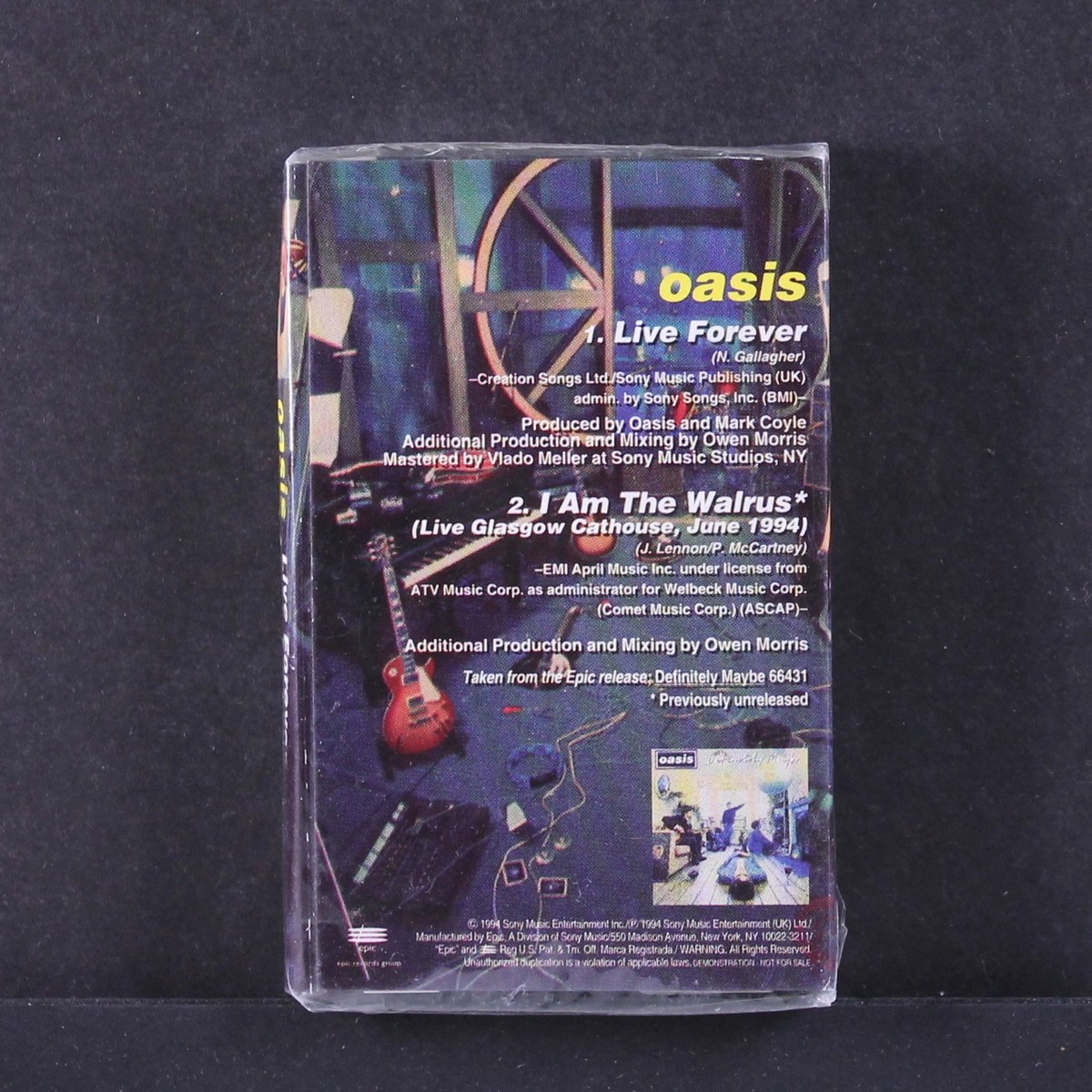 美品・希少】OASIS Columbia Live forever レコード