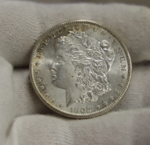 1902 O US Morgan Silver Dollar $1 Unc