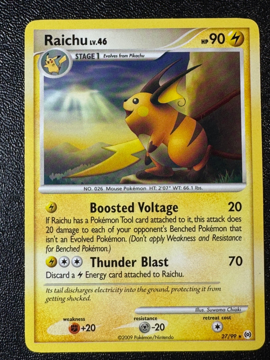Raichu Arceus 27/99 Rare LP