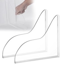 Bathroom Shower Splash Guard for Tub, 2 Pcs Bathtub Water Guards, Shower Wate...