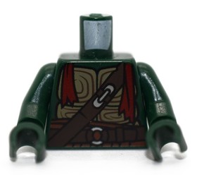 LEGO Teenage Mutant Ninja Turtles Rafael Torso turtle shell green 79116 79115