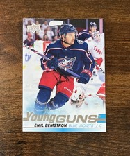 2019-20 Upper Deck Young Guns Emil Bemstrom RC Columbus Blue Jackets #455