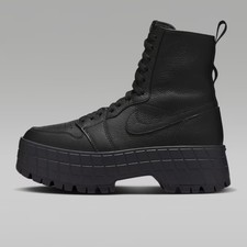 Size 9 - Air Jordan 1 Brooklyn High Triple Black W for sale online