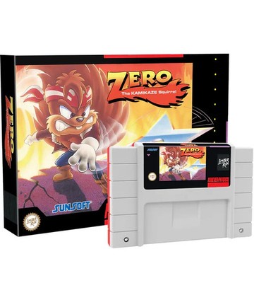 Zero The Kamikaze Squirrel - SNES - Brand New Factory Sealed