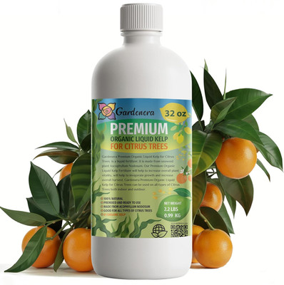 GARDENERA Premium Organic Seaweed & Kelp Superfood for Citrus Trees Plants - 32
