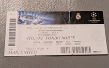 Ticket Real Madrid v Manchester United Champions League - Fergie Last Euro Away