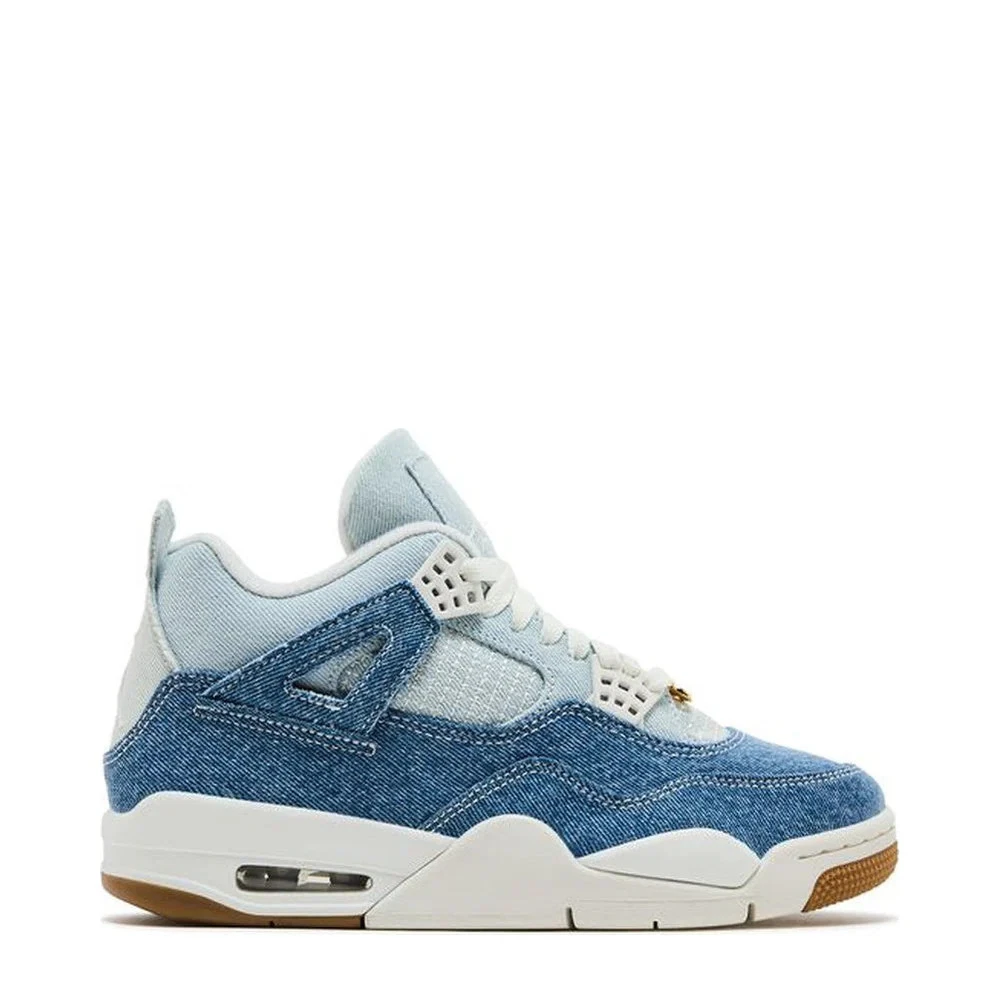 Jordan 4 Retro TEX Worn Blue Denim W for sale | eBay