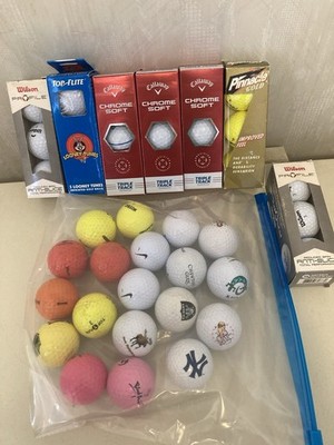 Lot of 40 Used/New Golf Balls Assorted Brands