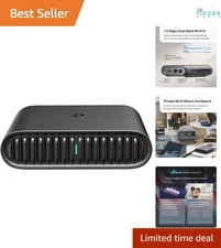 Wi-Fi 6 AX1500 Travel Router Portable Dual-Band USB-C Tethered Connectivity