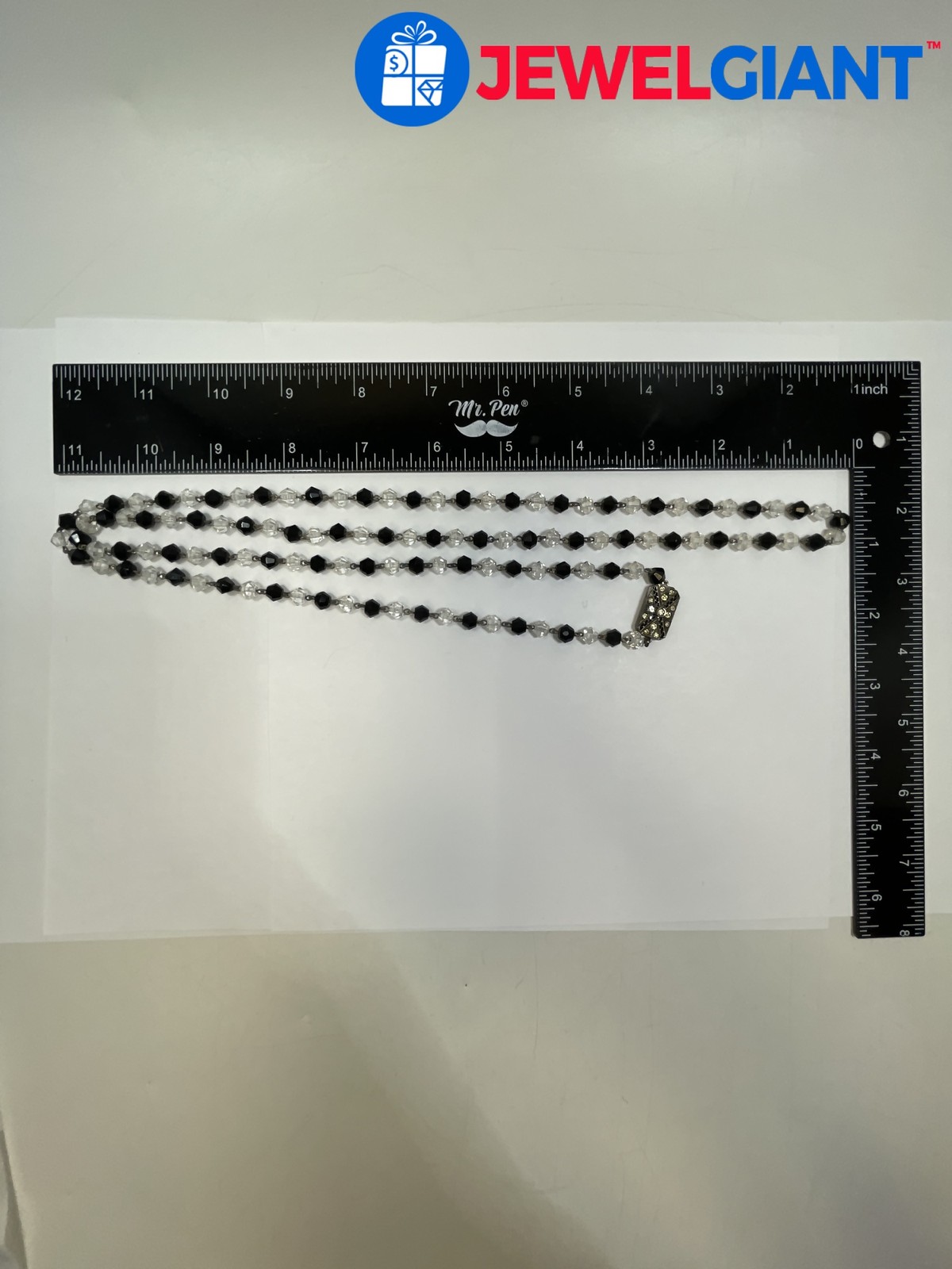 Sterling Silver Colored Stones Opera Length 40 Inch Necklace 36.5G #Ge477