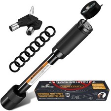 Locking Hitch Pin, Rust-Resistant Hitch Pin Lock, 3-1/2" Span Hitch Lock for ...