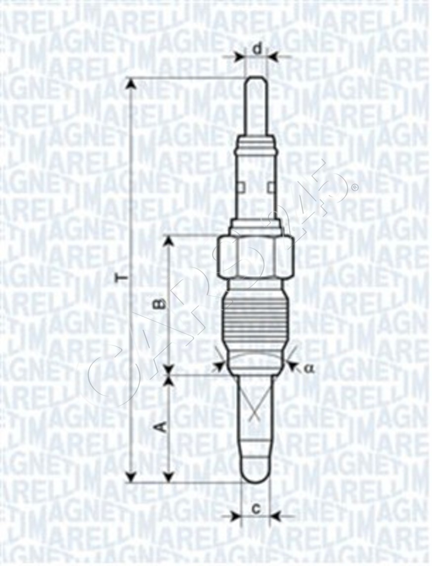 Glow Plug Fits VW AUDI SEAT SKODA FORD VOLVO Bora Caddy II Flight N10302101