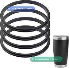Rubber Gaskets for Yeti 20 Oz Tumbler Lid, 4 Pack Silicone Seal O-Ring Replaceme