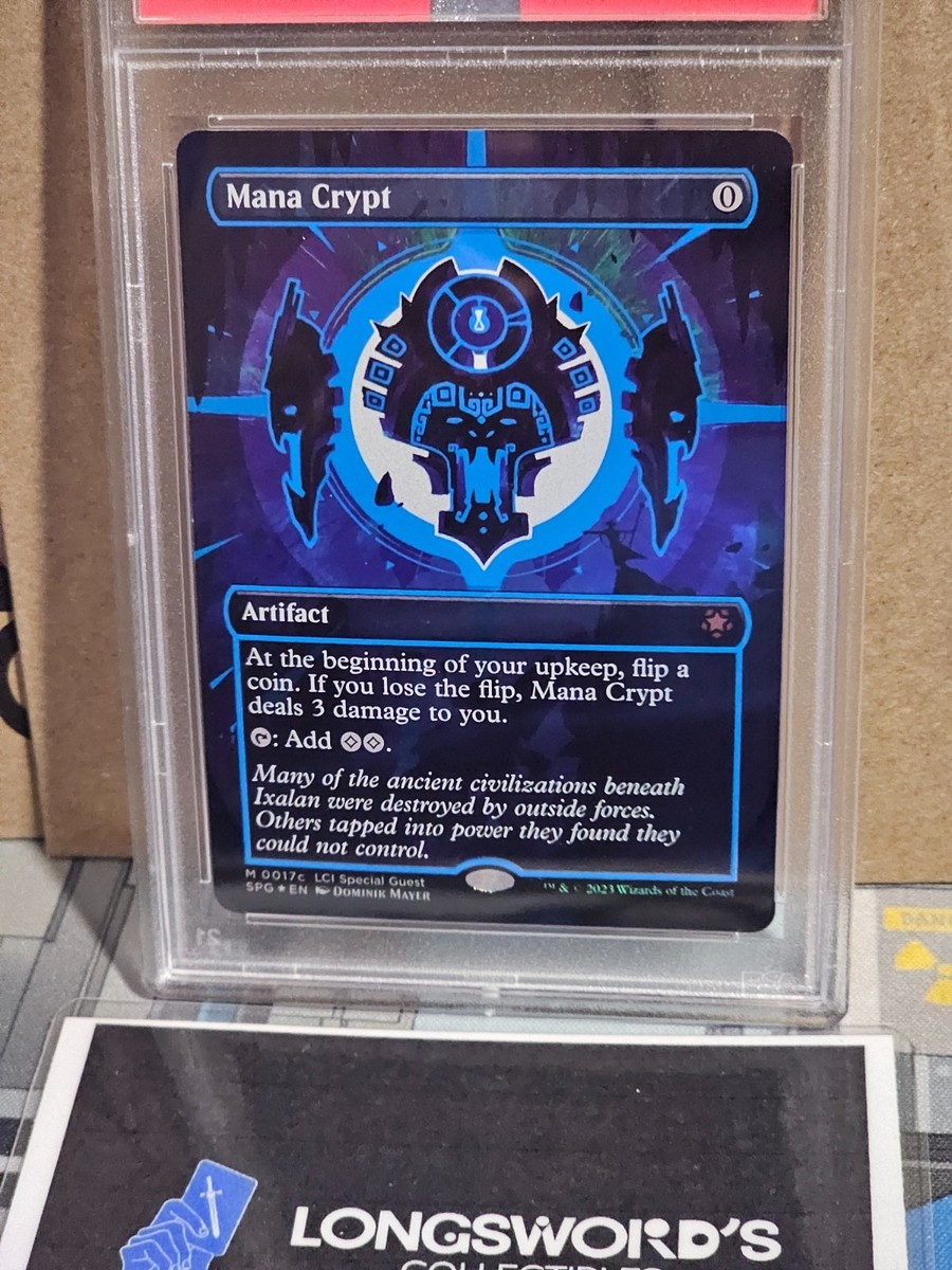 Mana Crypt Neon Ink Blue - 17c - PSA 10 - Graded 2023 Ixalan