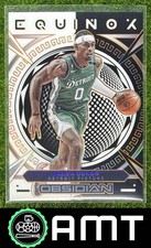 Jalen Duren 2022-23 Panini Obsidian 23/35 Equinox Electric Etch Orange Pistons
