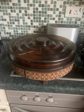 Vintage Ekco Hostess Carousel Heated Food Server Hot Plate 1970s Fully Working