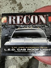 Ford Superduty 99-16 Recon Smoked Led Amber Cab Lights