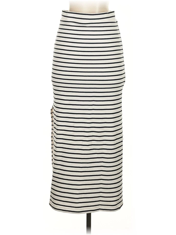 Espléndida falda informal marfil para mujer S Foto 2 de 2