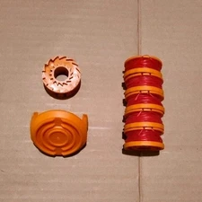 WORX WA0010 5x String Trimmer Spool Line & Cap Cover For Weed Eater Edger