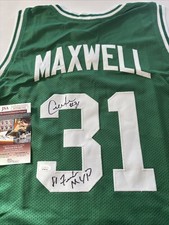Cedric Maxwell Boston Celtics Signed Jersey JSA Autograph Cornbread 81 NBA FINAL