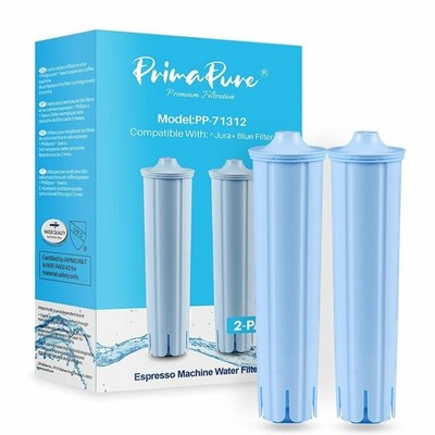 2-Pack PrimaPure Coffee Filter For Jura Clearyl Blue 67879, 71445, ENA3