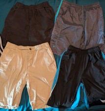 4 Pc Boys Shorts Clothes Lot Size 10 12 14 M L Old Navy Cherokee Nike Laguna