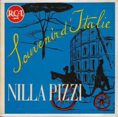 Nilla Pizzi Souvenir DItalie EP, MONO Vinyl Single 7inch NEAR MINT RCA Ital