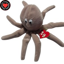 1st Generation Ty Inky The Octopus Beanie Baby, Near Mint