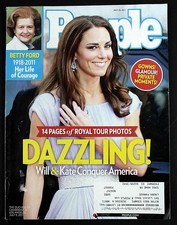 People Magazine July 25 2011 Will & Kate Royal Tour Photos Betty Ford