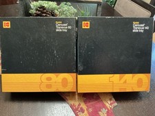 1 Kodak Carousel Transvue 80 Slide Tray And 1 Carousel Transvue 140 Slide Tray