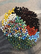 Vintage Marbles 350 Lot Dif Sizes