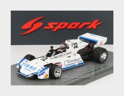 1:43 Spark Brabham F1 Bt44B #32 British Gp 1976 B.Evans white light blue S7096 M