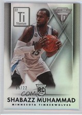 2013-14 Panini Titanium Ti 22 5/22 Shabazz Muhammad #114 3s8