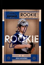 Signed Baseball Card Auto Jesus Montero 2008 Playoff Contenders #29 Yankees