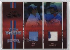 2005 Playoff Absolute Memorabilia Team Tandems 53/100 Jeff Kent Raul Mondesi i6j