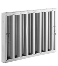 16”Hx25”Wx2”T Aluminum Commercial Kitchen Hood Filter #190HFC2516A Webstaurant