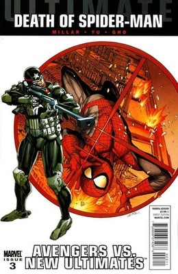 Ultimate Avengers Vs New Ultimates, No. 3: Death of Spider-Man Comic  April 2011