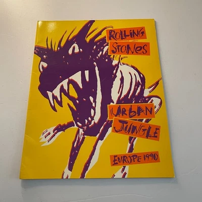 Rolling stones urban jungle europe tour programme 1990 - Image 1 of 4
