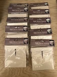 60 Square 2.25" x2.25 x2.5”Gift Boxes Wedding Baby Shower Party Favors Embossed