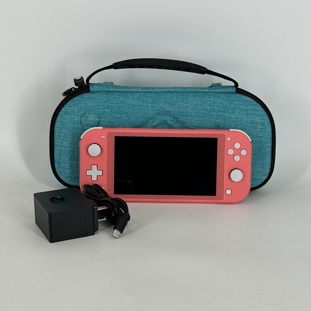 Nintendo Switch Lite Handheld Console Pink 32GB w/ Case Charger