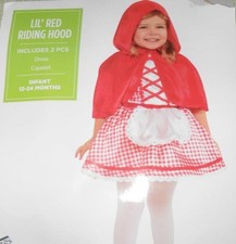 Infant Toddler Girls Costumes USA Little Red Riding Hood 3pc Costume 12-24 Month