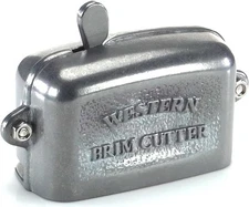 M&F Western Hat Brim Cutter, Premium Quality Metal, 1/2 Inch One Size, Silver 