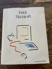 Inside Macintosh Promotional Edition Vintage Apple Developer Book 1985