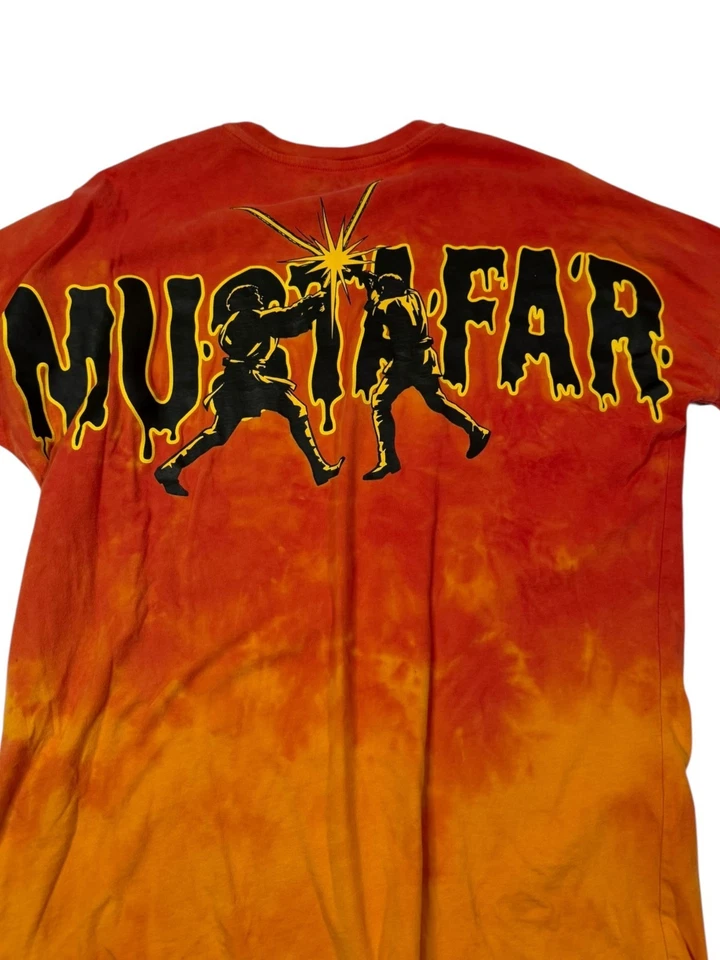 Camisa Star Wars By Our Universe Hombre S Naranja Tie-Dye Logo Gráfico Estampado Mustafar Foto 2 de 4
