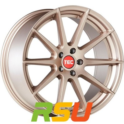 4x TEC Speedwheels GT7 light bronze 8.5x19'' ET35 LK5 112 ML 72.5 Alufelgen 19...