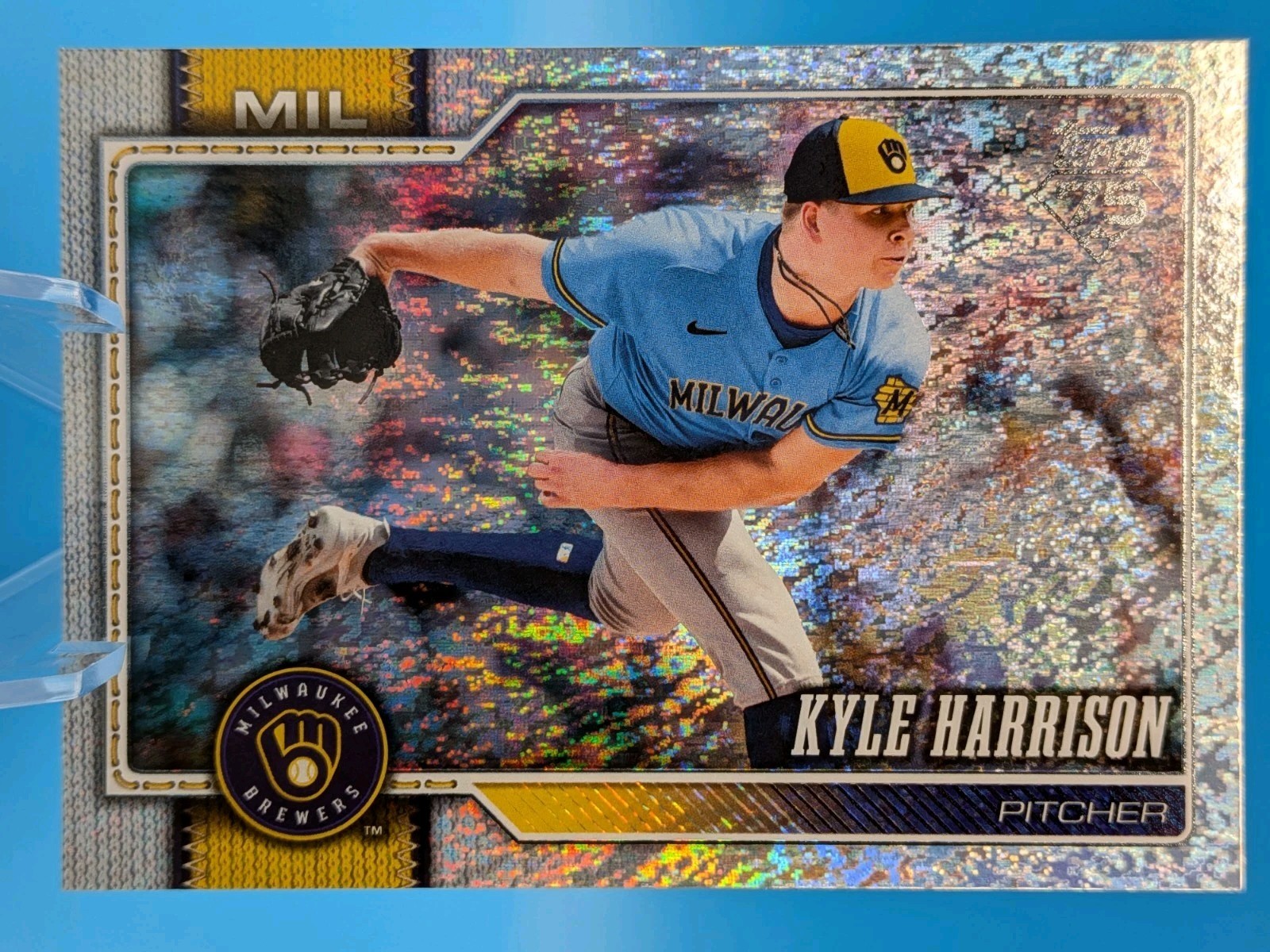 Kyle Harrison 2026 Topps Series 2 Baseball Holofoil Brewers #670