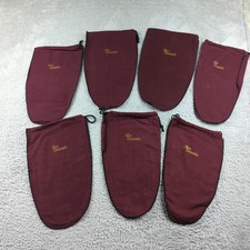 Lot of 7 Allen Edmonds Dust Cover Bags Shoe Storage Drawstring Travel Logo